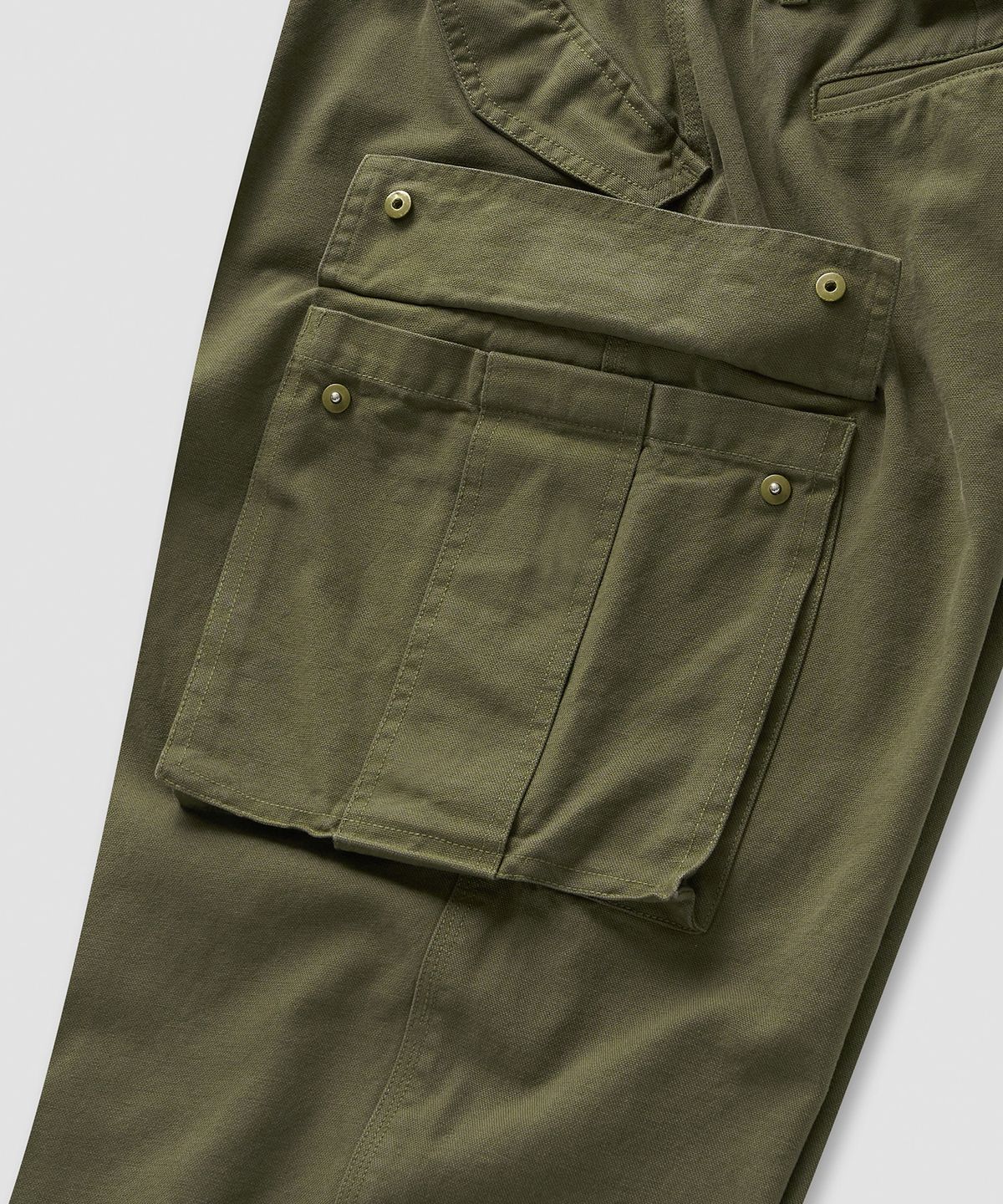 필프(PEALP) Washed Oxford Cargo Pants 4(Khaki)