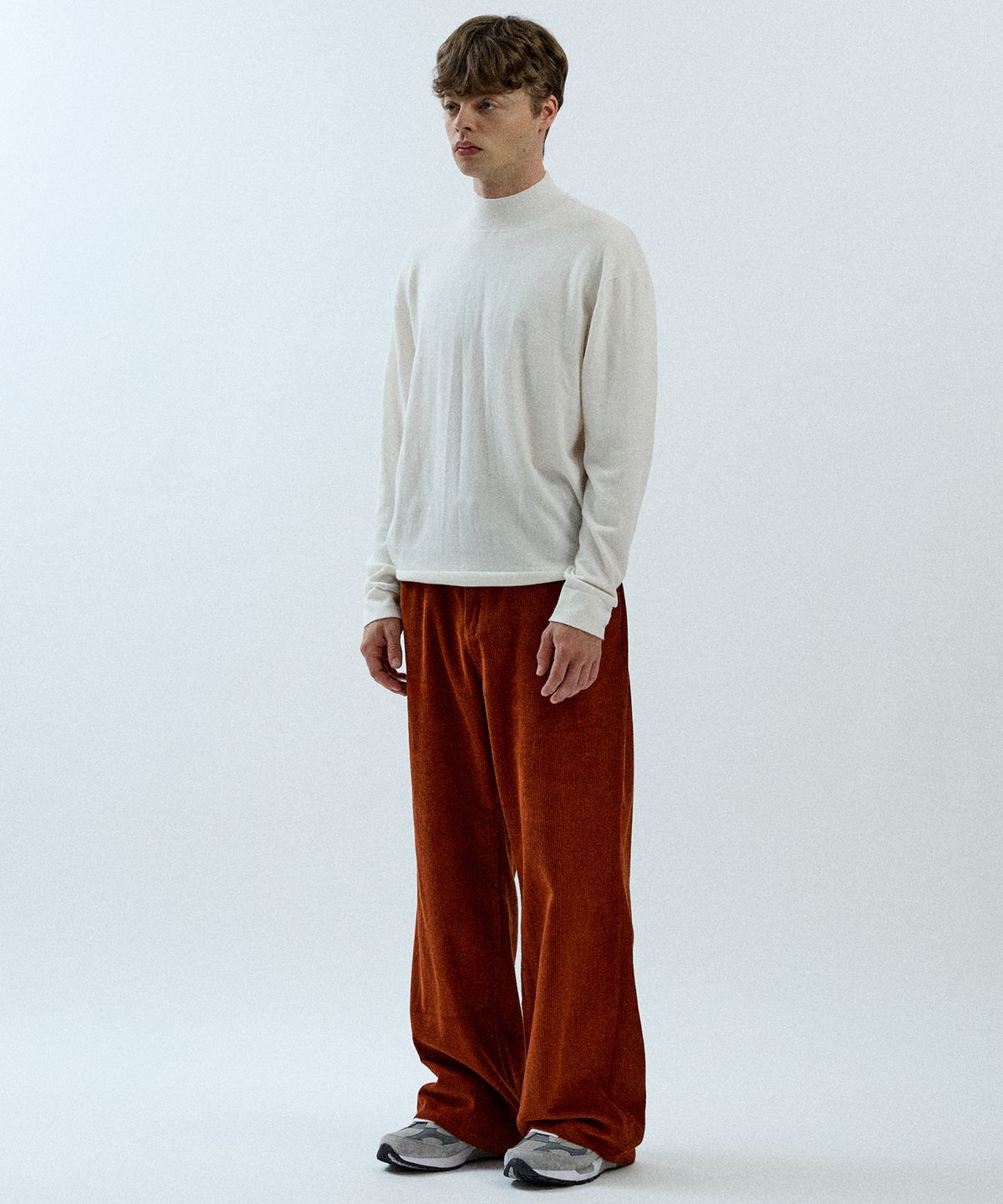 필프(PEALP) Washed Corduroy Flare Pants 5(Firebrick)