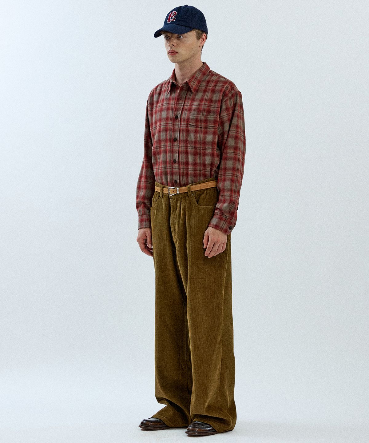 필프(PEALP) Washed Corduroy Flare Pants 5(Olive)