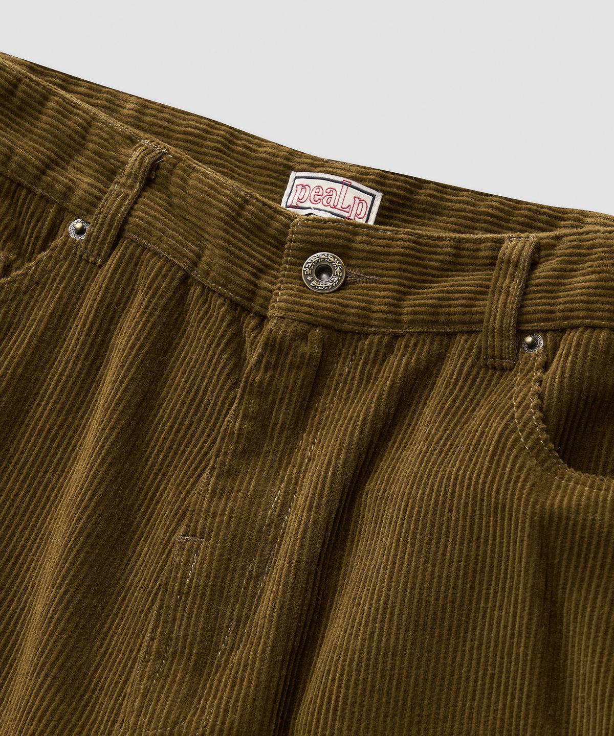 필프(PEALP) Washed Corduroy Flare Pants 5(Olive)