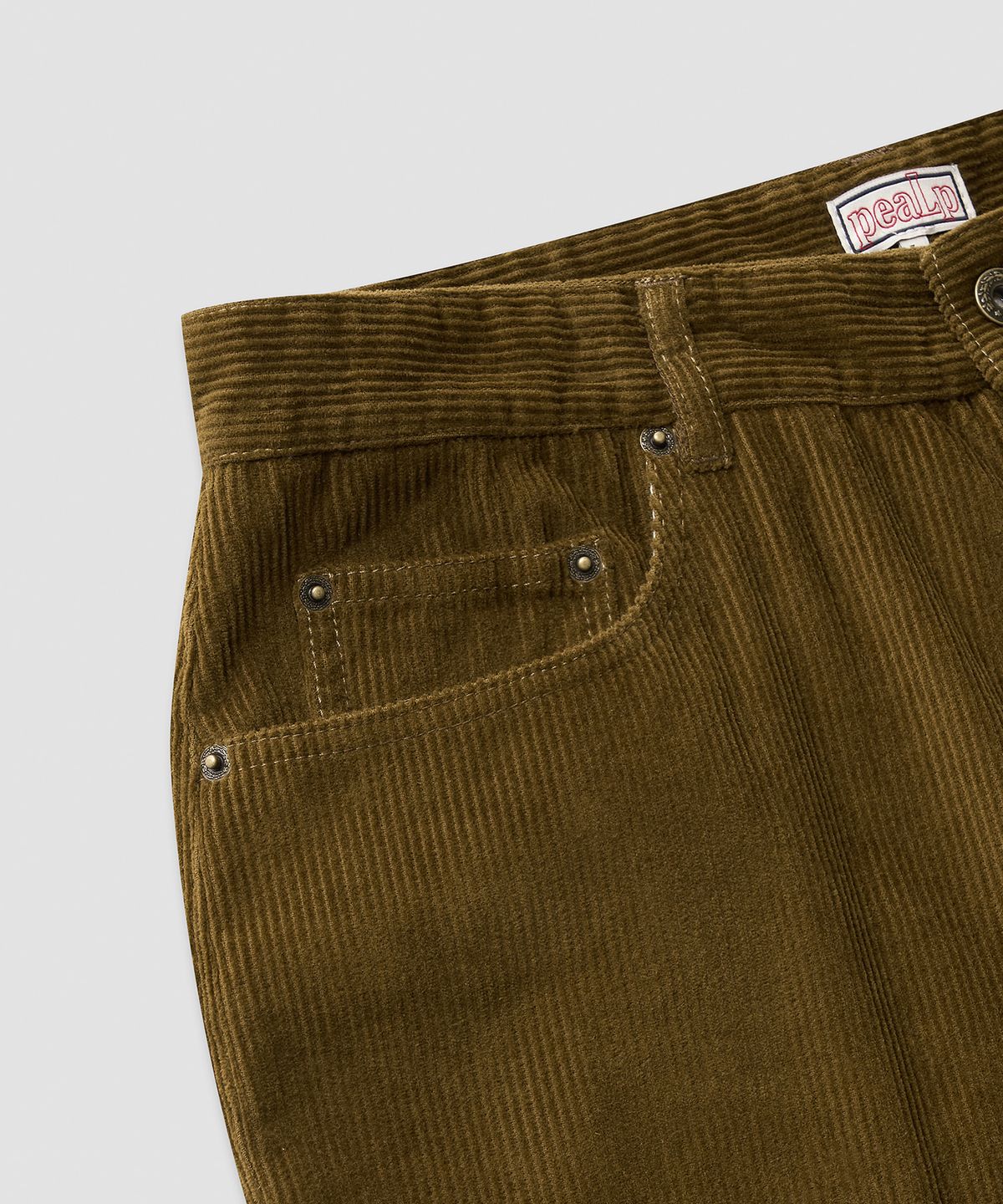 필프(PEALP) Washed Corduroy Flare Pants 5(Olive)
