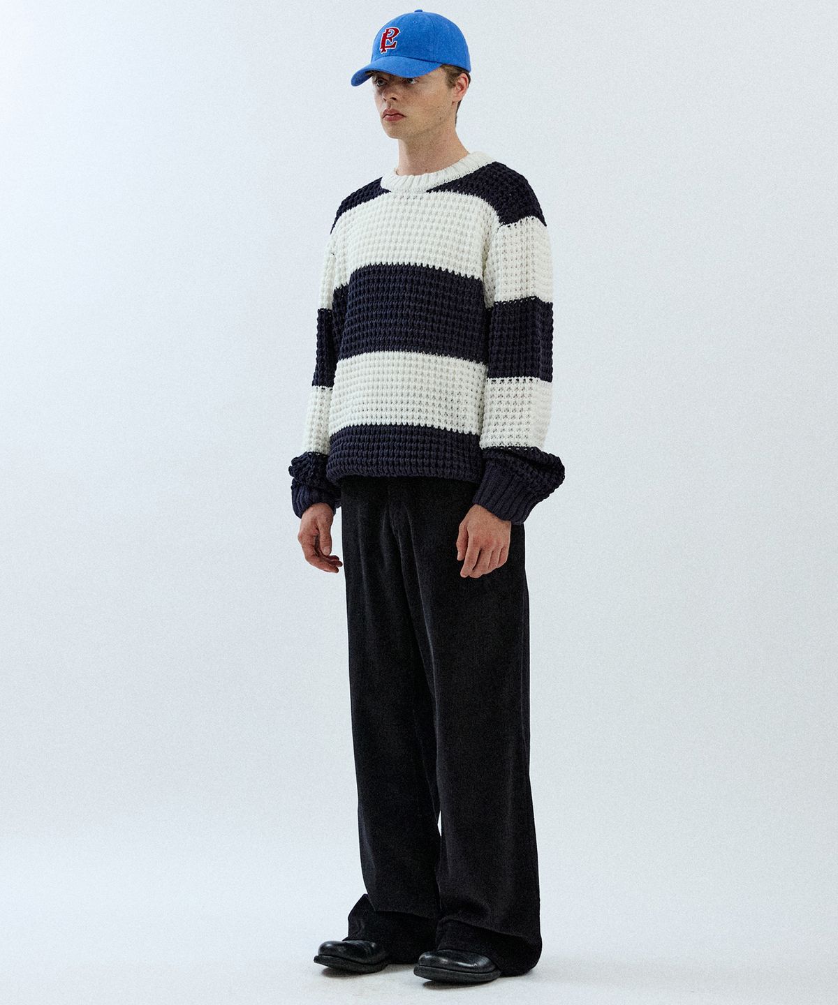 필프(PEALP) Washed Corduroy Flare Pants 5(Black)