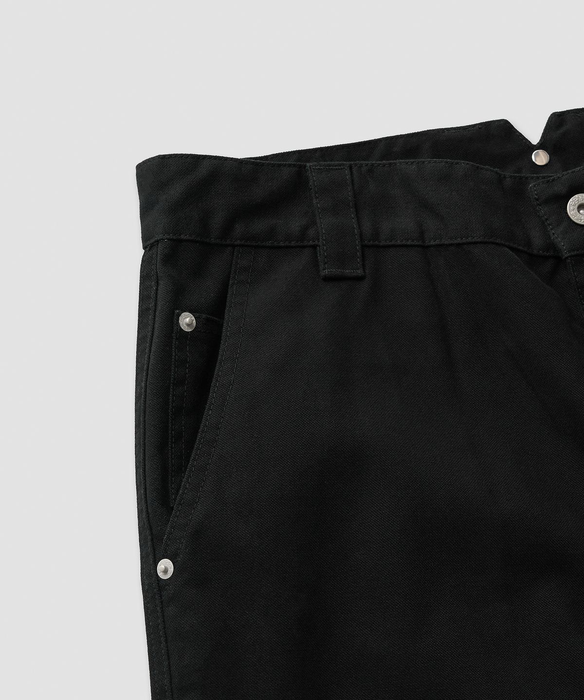 필프(PEALP) Cotton Chinol Washed Pants 6(Black)