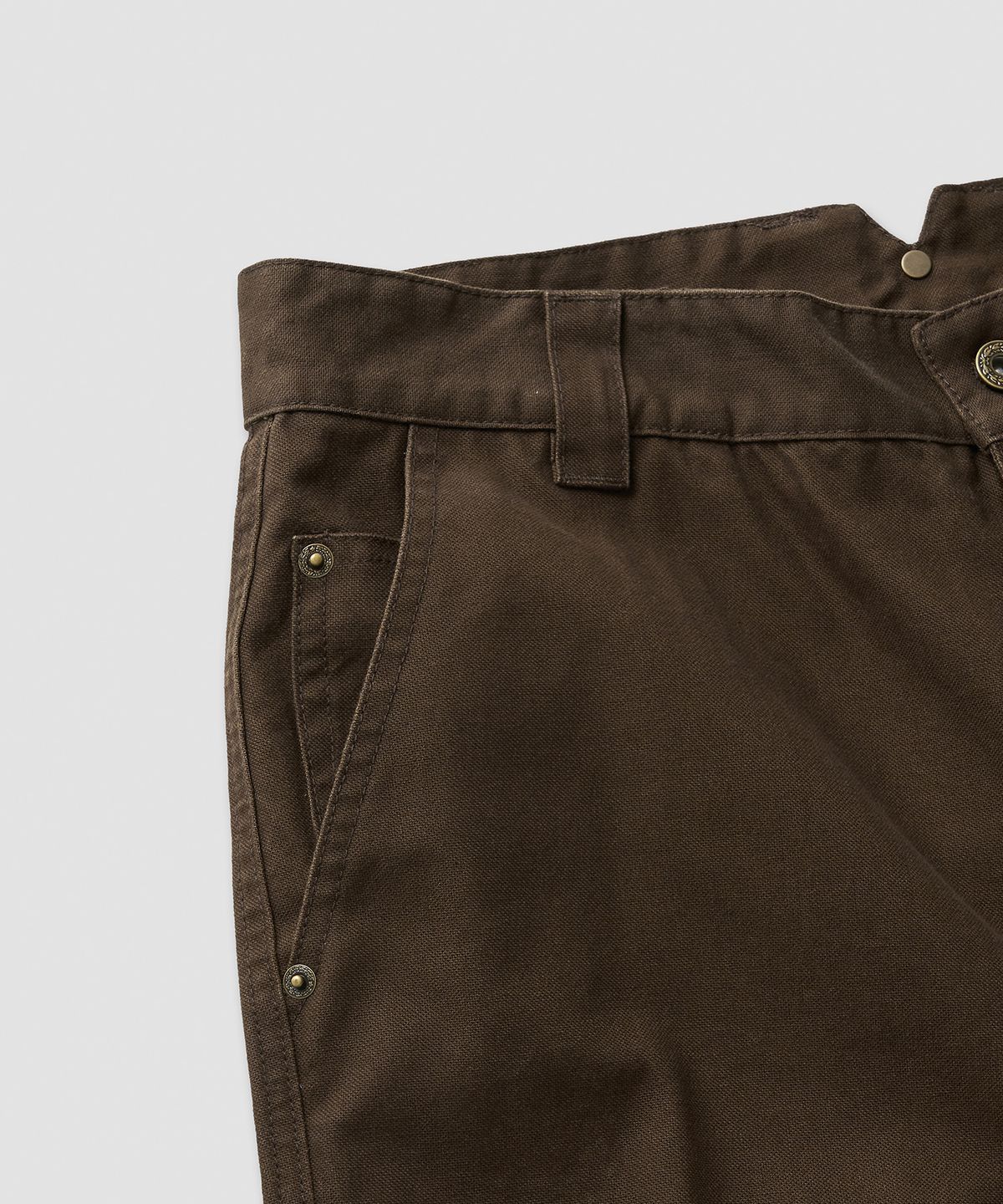 필프(PEALP) Cotton Chinol Washed Pants 6(Brown)