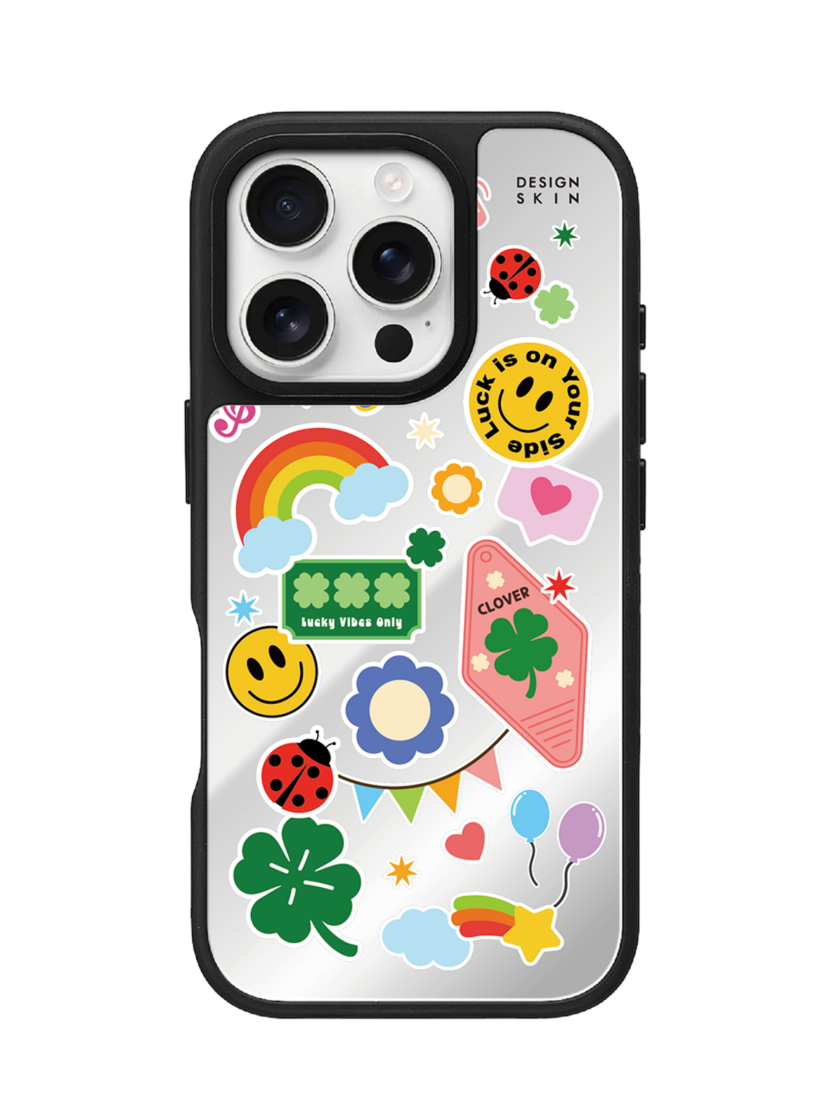 디자인스킨(DESIGNSKIN) 맥세이프 미러 그래픽 케이스_클로버