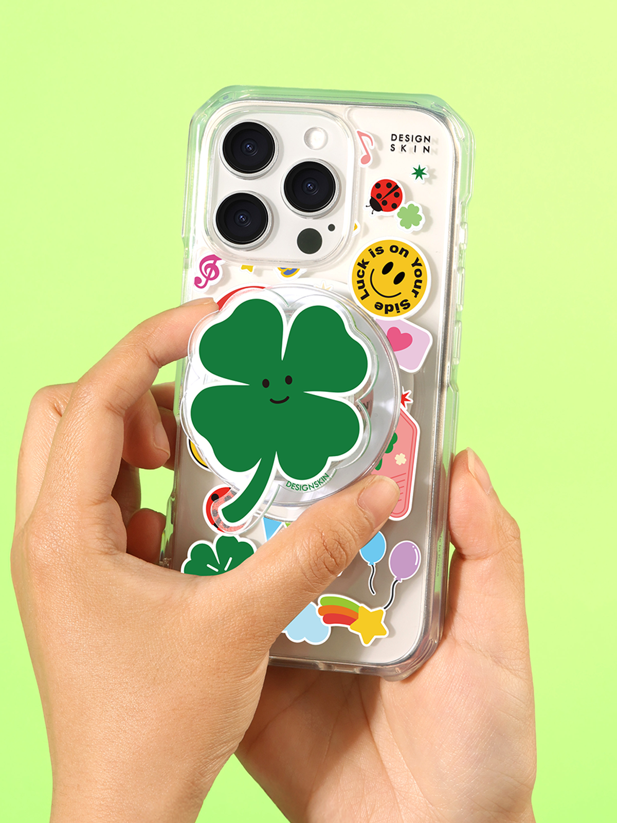 디자인스킨(DESIGNSKIN) 맥세이프 그래픽톡_클로버