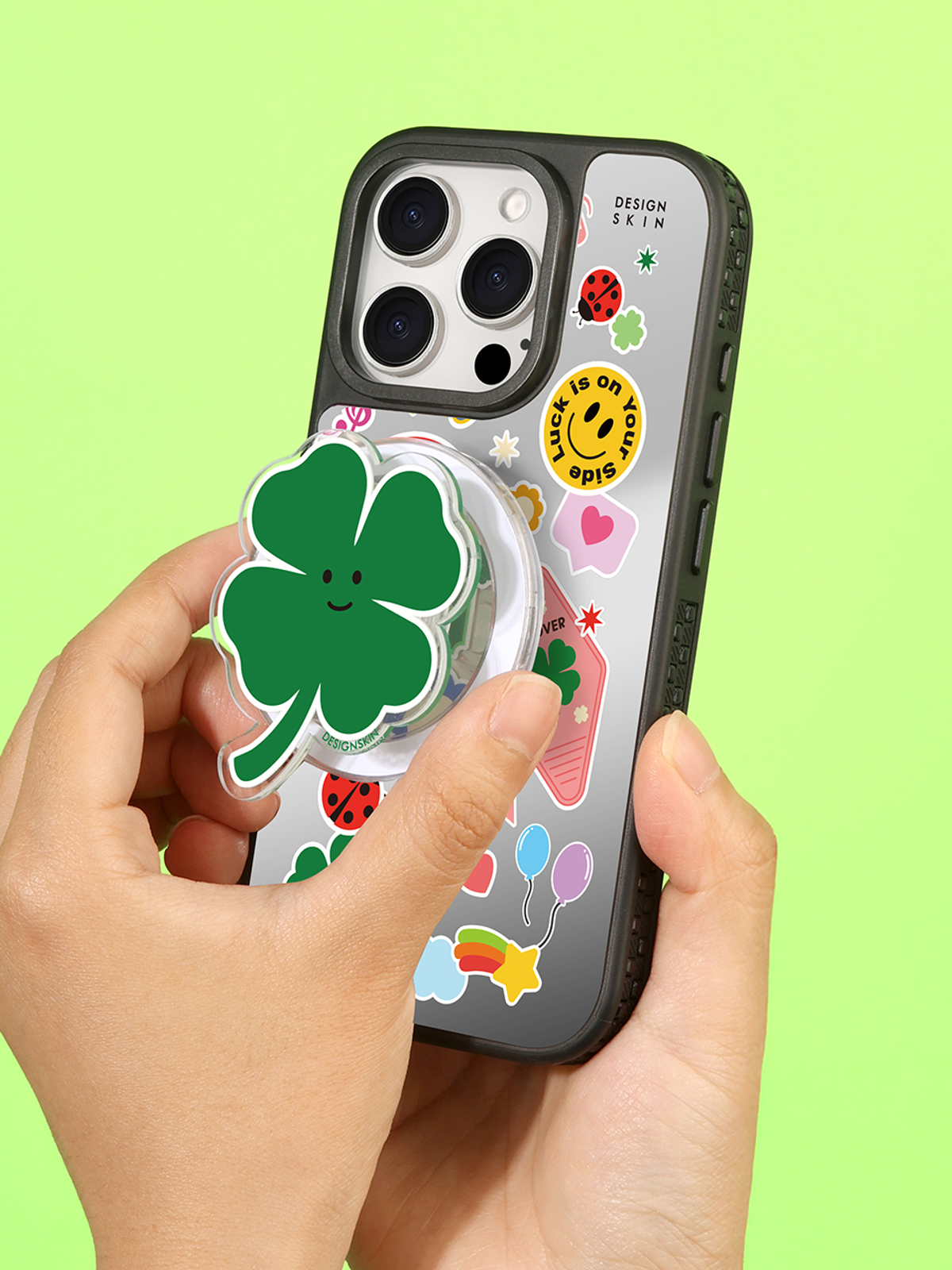 디자인스킨(DESIGNSKIN) 맥세이프 그래픽톡_클로버