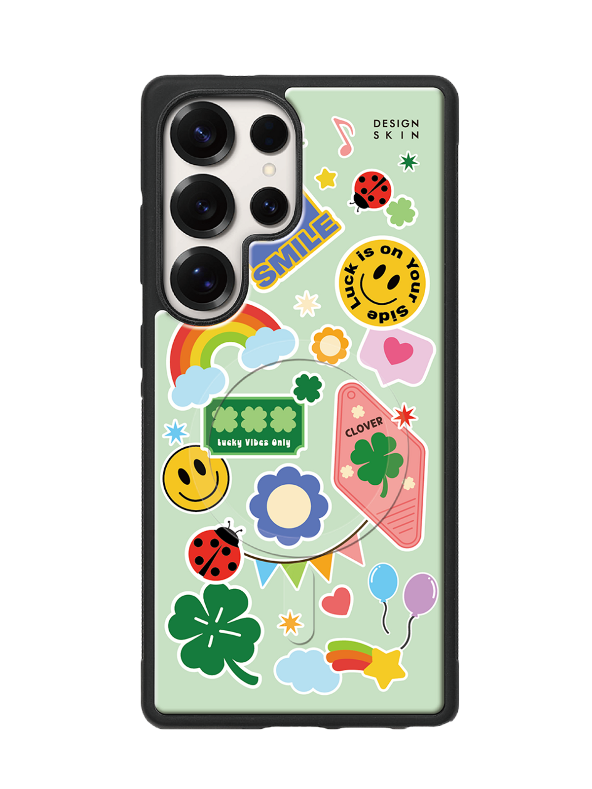 디자인스킨(DESIGNSKIN) 맥세이프 에폭시 그래픽 케이스_클로버