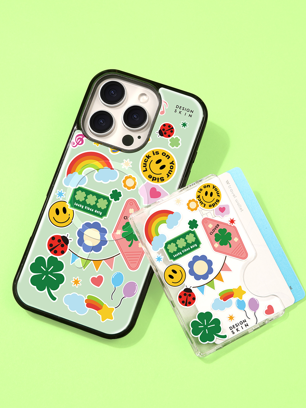 디자인스킨(DESIGNSKIN) 맥세이프 에폭시 그래픽 케이스_클로버
