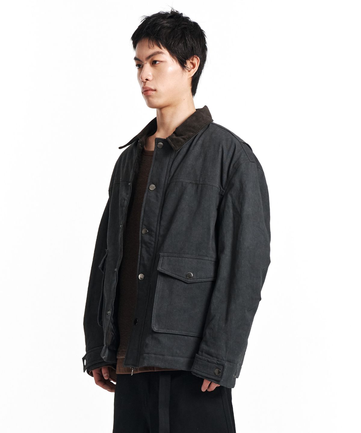 기철(KICHUL) Noster work jacket (Charcoal)