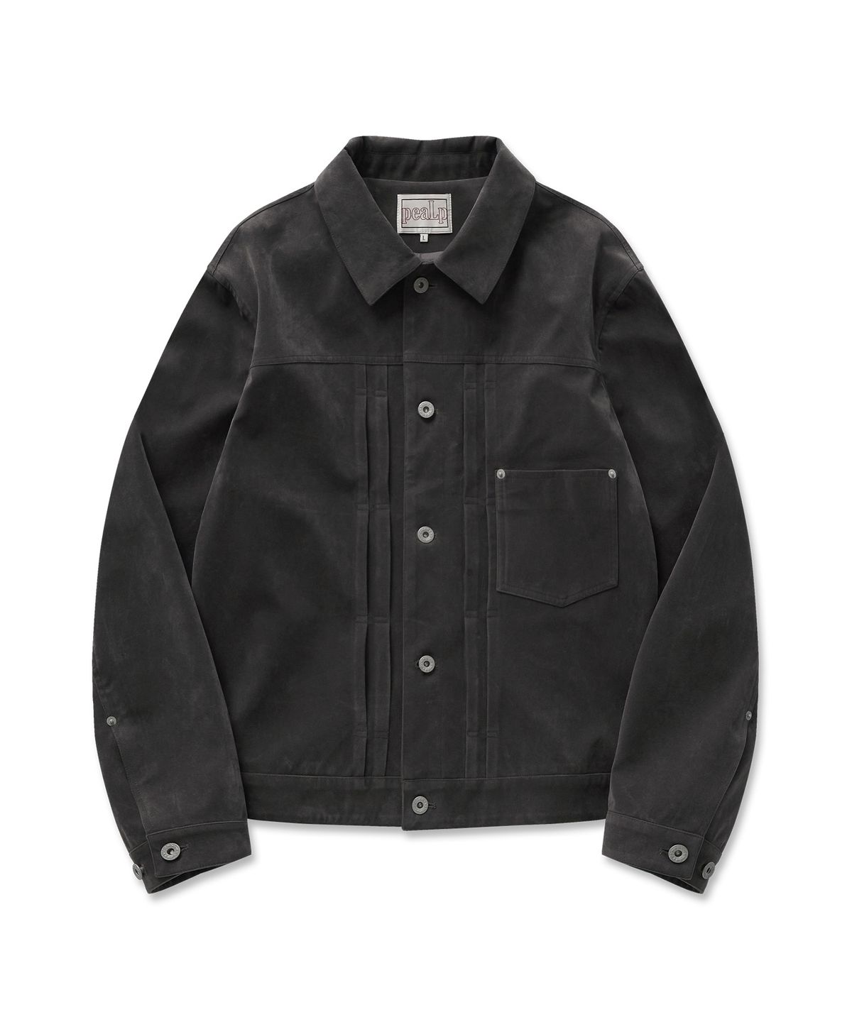 필프(PEALP) Suede Trucker Jacket 10(Charcoal)