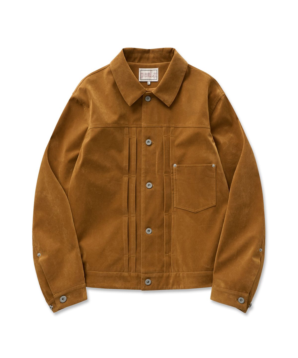 필프(PEALP) Suede Trucker Jacket 10(Mustard)