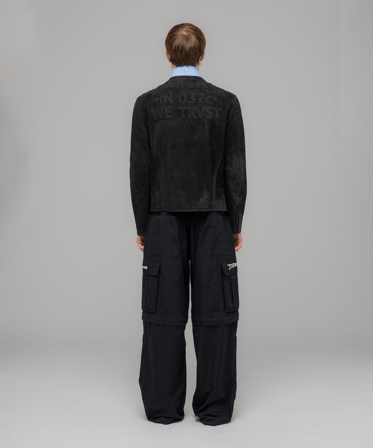 032씨(032C) (U) 씨슬 레더 자켓 블랙 THISTLES LEATHER JANKER BLACK