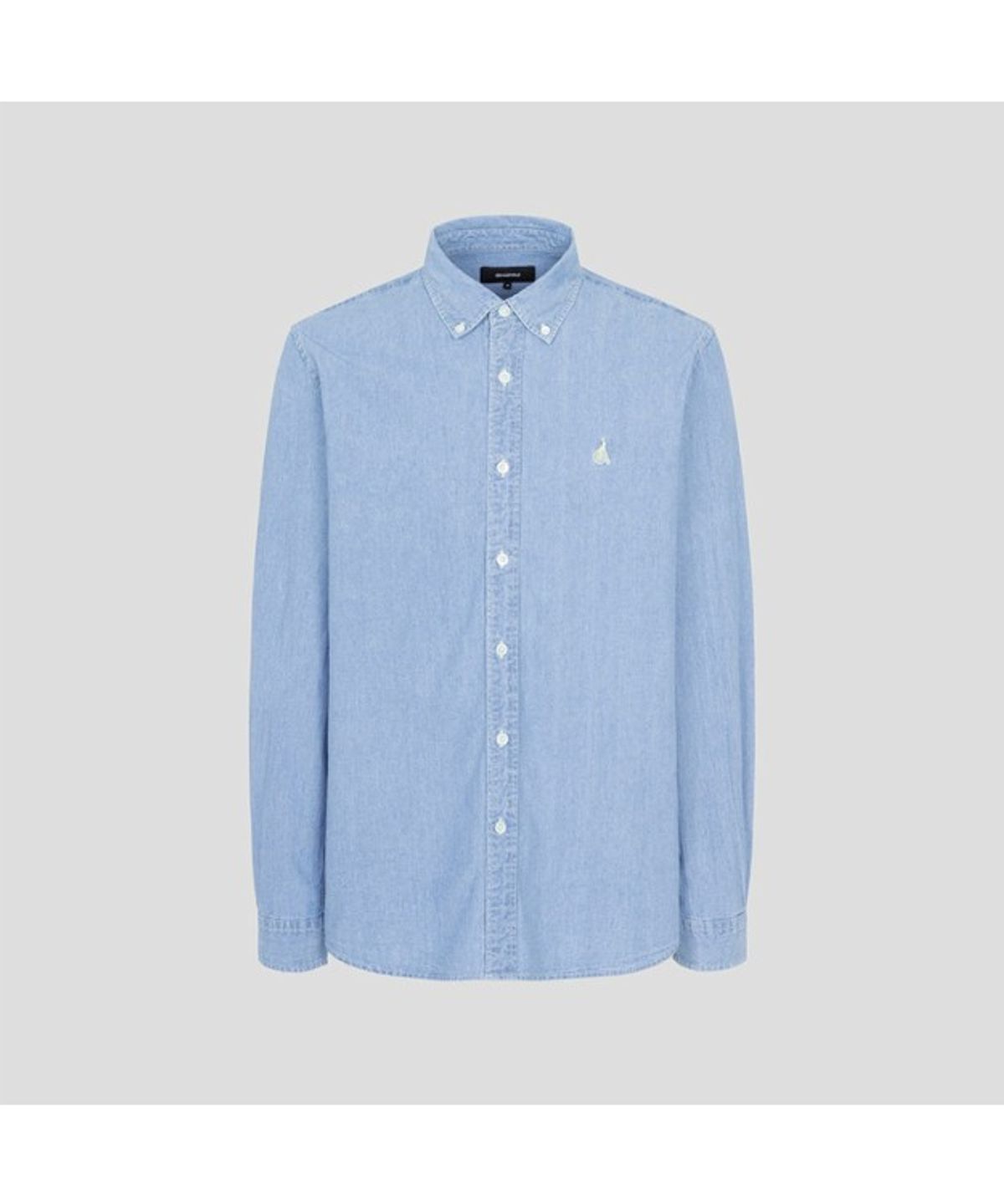 빈폴 멘(BEANPOLE MEN) [Essential] 남녀공용 샴브레이 데님 셔츠  스카이 블루