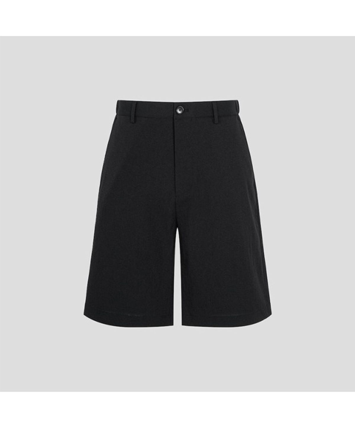 빈폴 멘(BEANPOLE MEN) 화섬 하프 팬츠  블랙