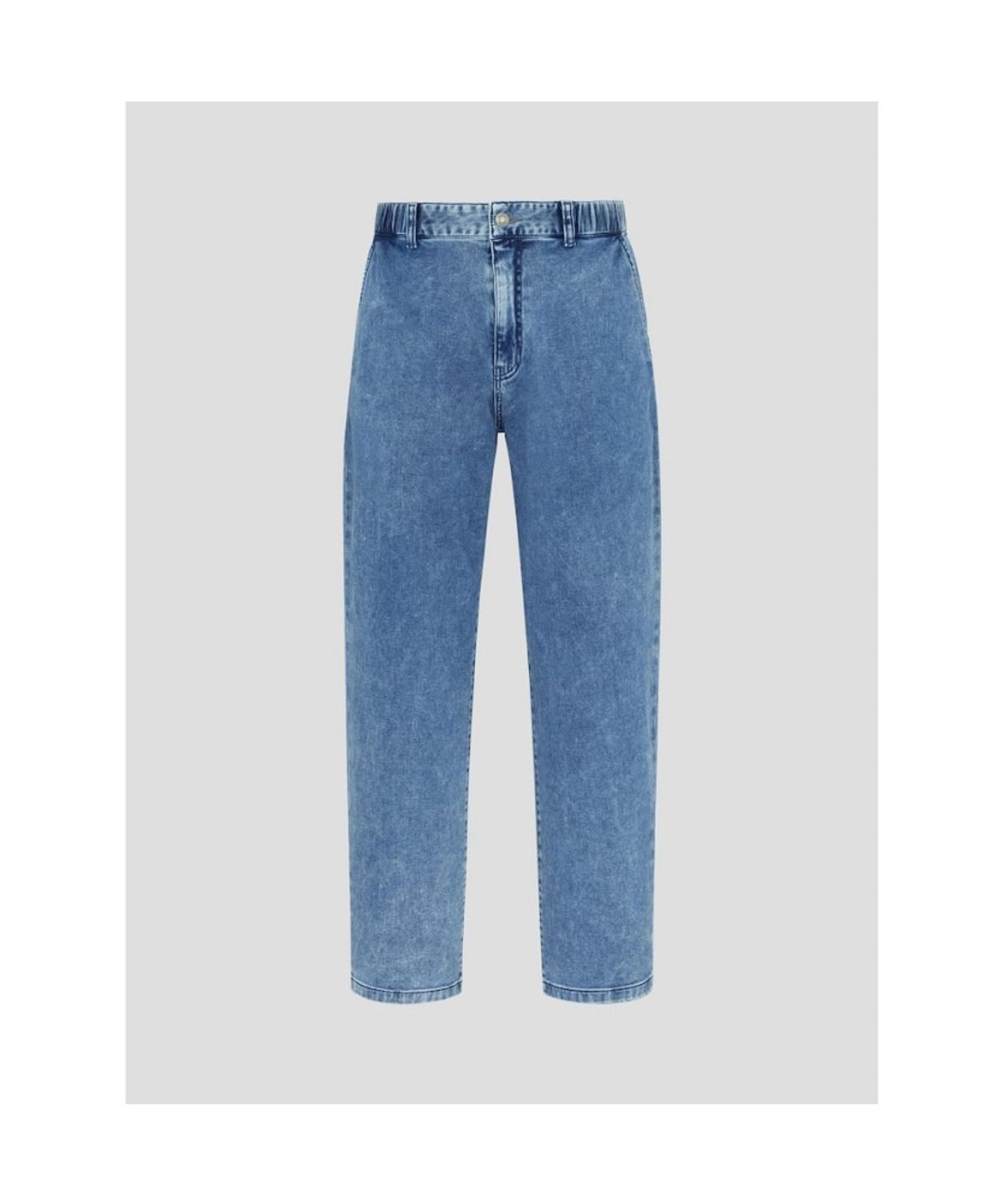 빈폴 멘(BEANPOLE MEN) 밴딩 데님 팬츠  블루