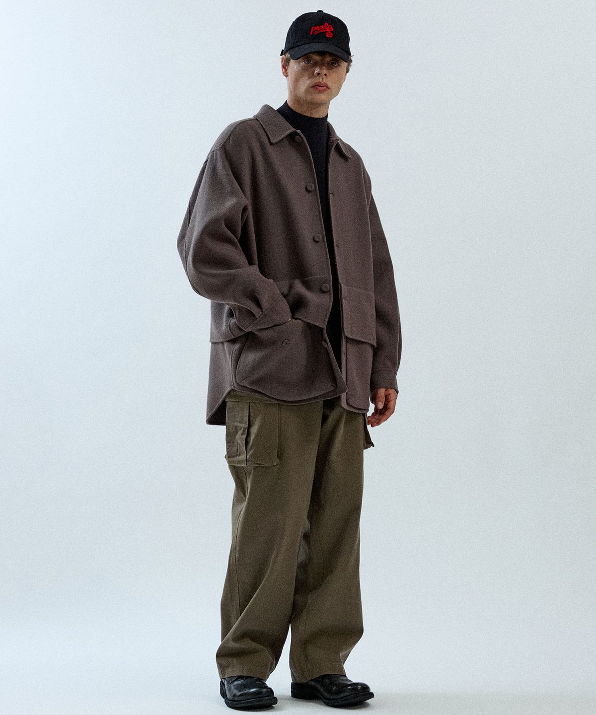 필프(PEALP) Handmade Shirt Jacket 12(Light Gray)