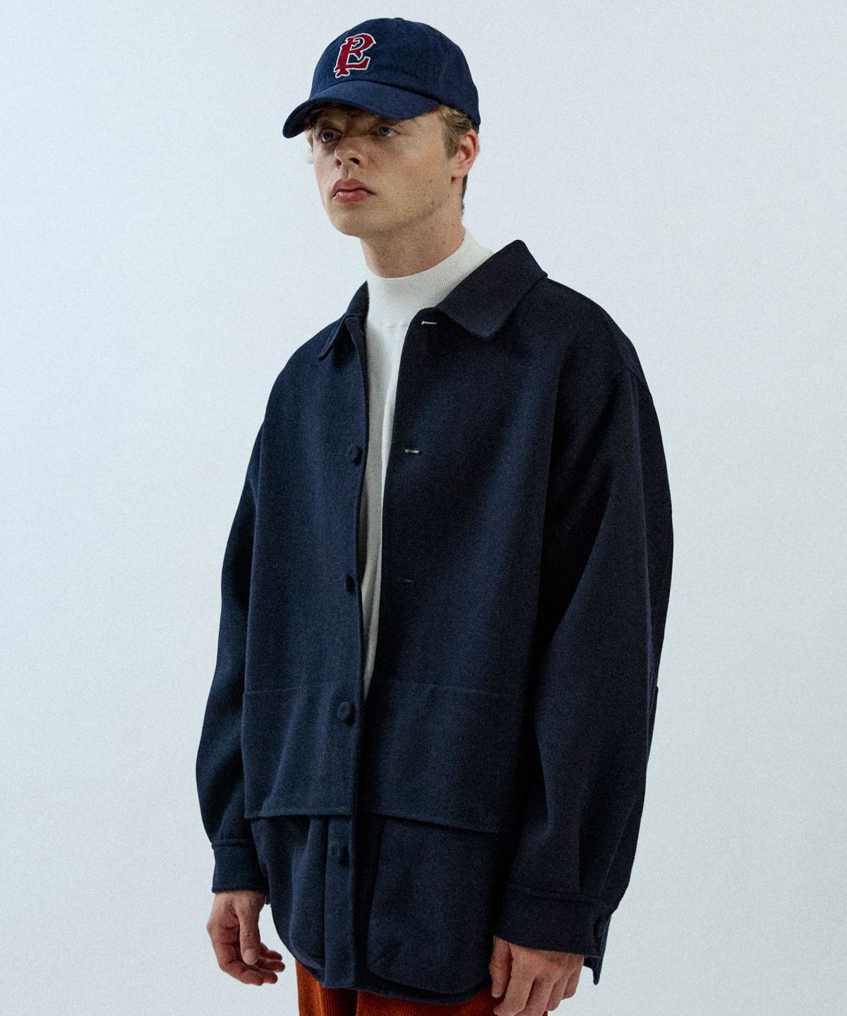 필프(PEALP) Handmade Shirt Jacket 12(Navy)