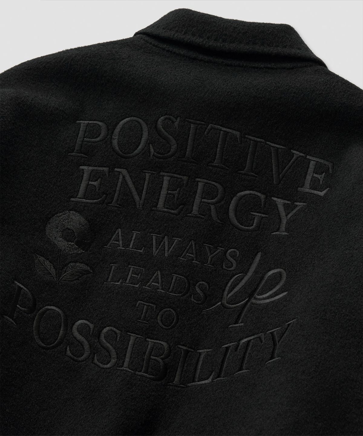 필프(PEALP) Packable Jumper with Handmade Embroidery 15(Black)