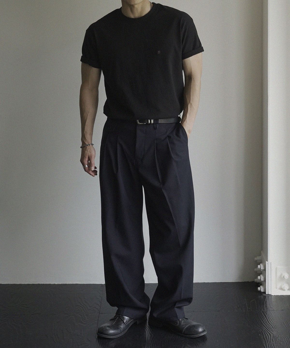 시도(SIIIIDO) CARTER BREEZY WOOL MIL TROUSERS #1
