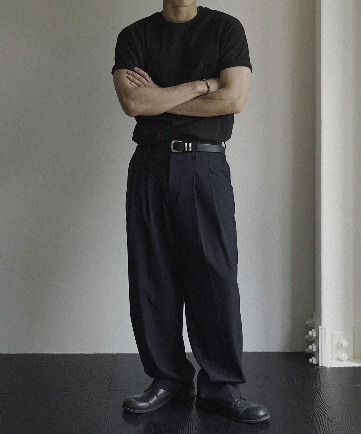 시도(SIIIIDO) CARTER BREEZY WOOL MIL TROUSERS #1