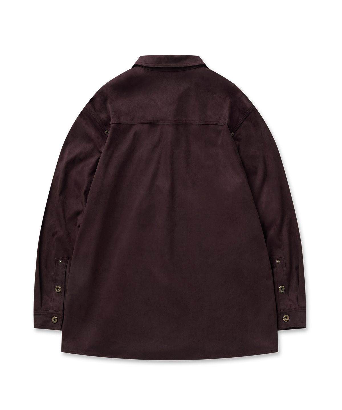 필프(PEALP) Suede Western Shirt 16(Wine)