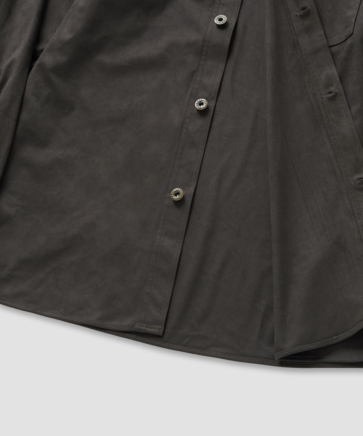 필프(PEALP) Suede Western Shirt 16(Charcoal)