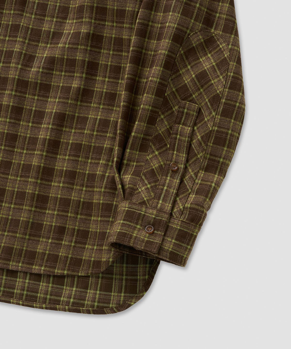 필프(PEALP) Vintage Check Shirt 17(Lime)