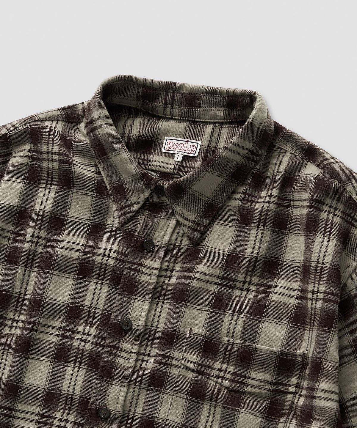 필프(PEALP) F-Check Shirt 18(Brown)