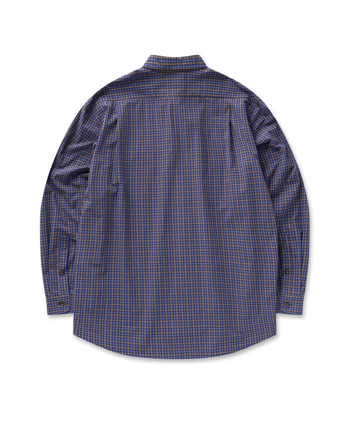 필프(PEALP) Two-Tone Check LS Shirts 22(Blue)
