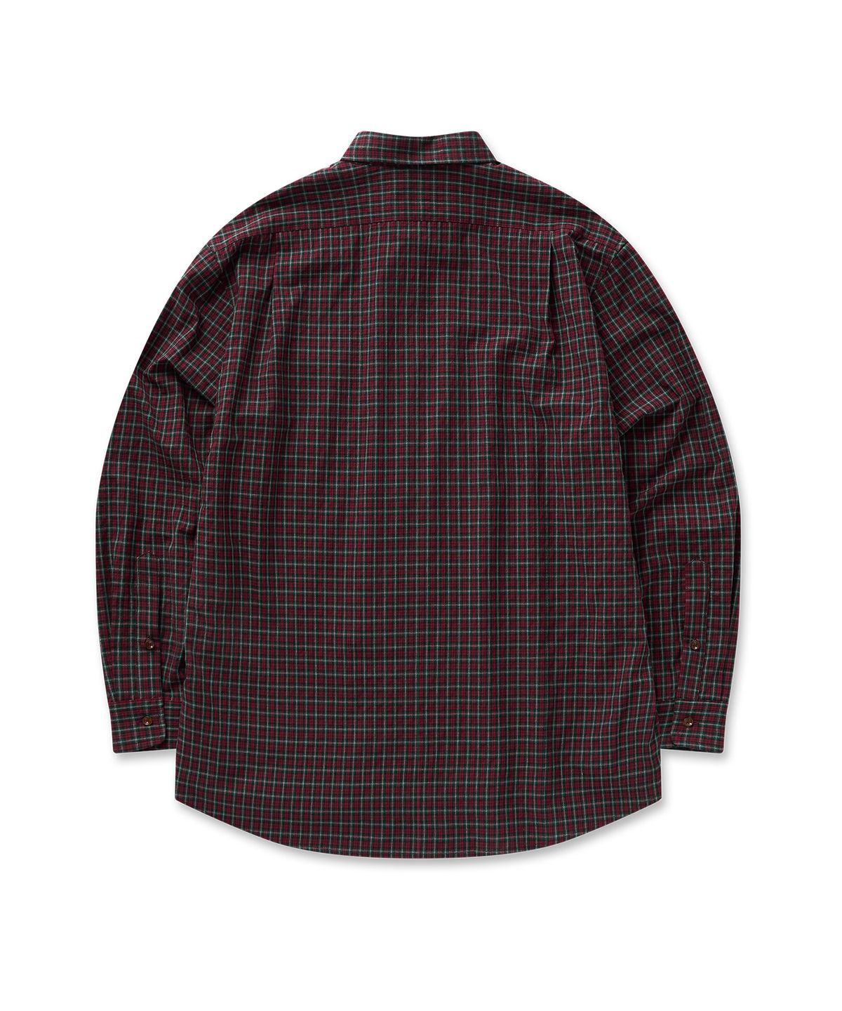 필프(PEALP) Two-Tone Check LS Shirts 22(Red)