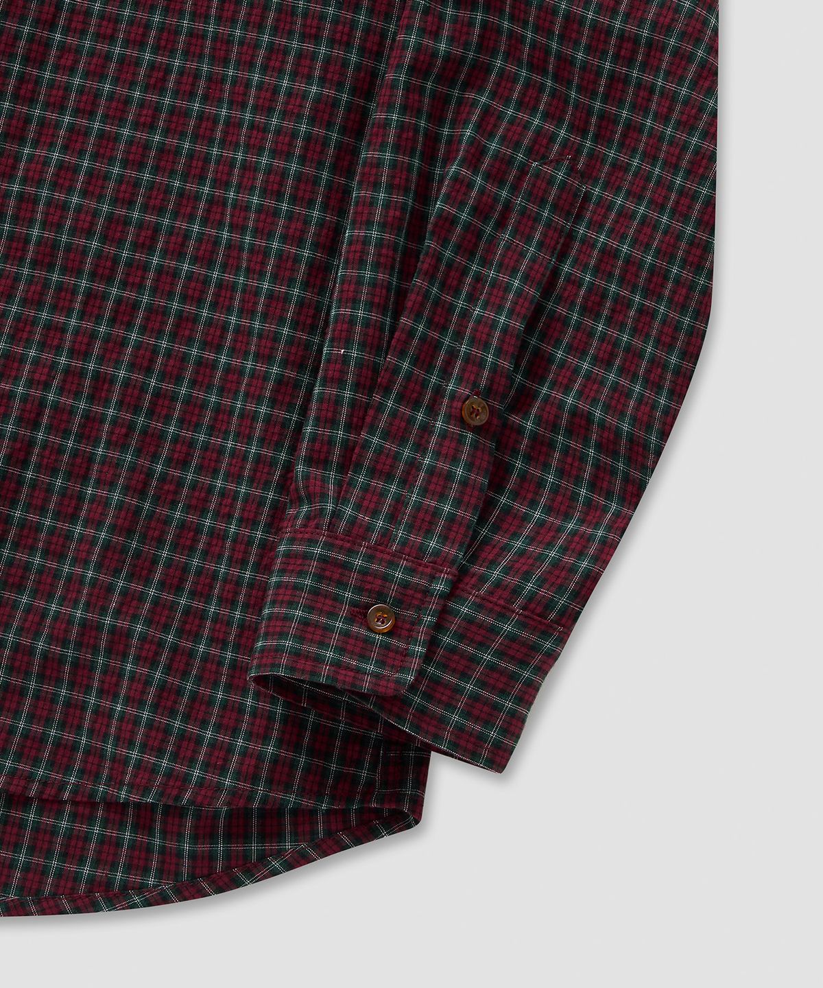 필프(PEALP) Two-Tone Check LS Shirts 22(Red)