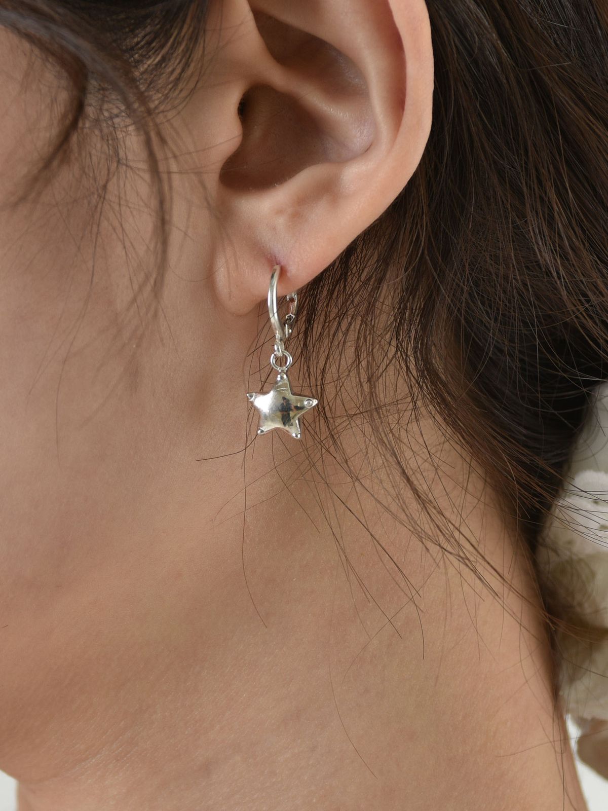 러브트릭스(LOVETRIX) silver925 star drop earring
