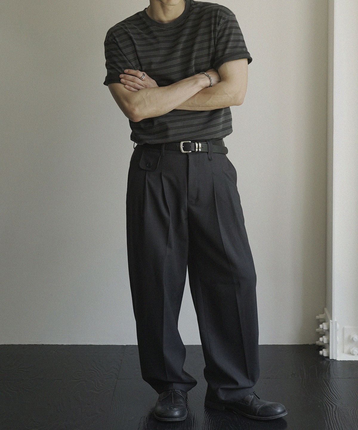 시도(SIIIIDO) CARTER BREEZY WOOL MIL TROUSERS #2