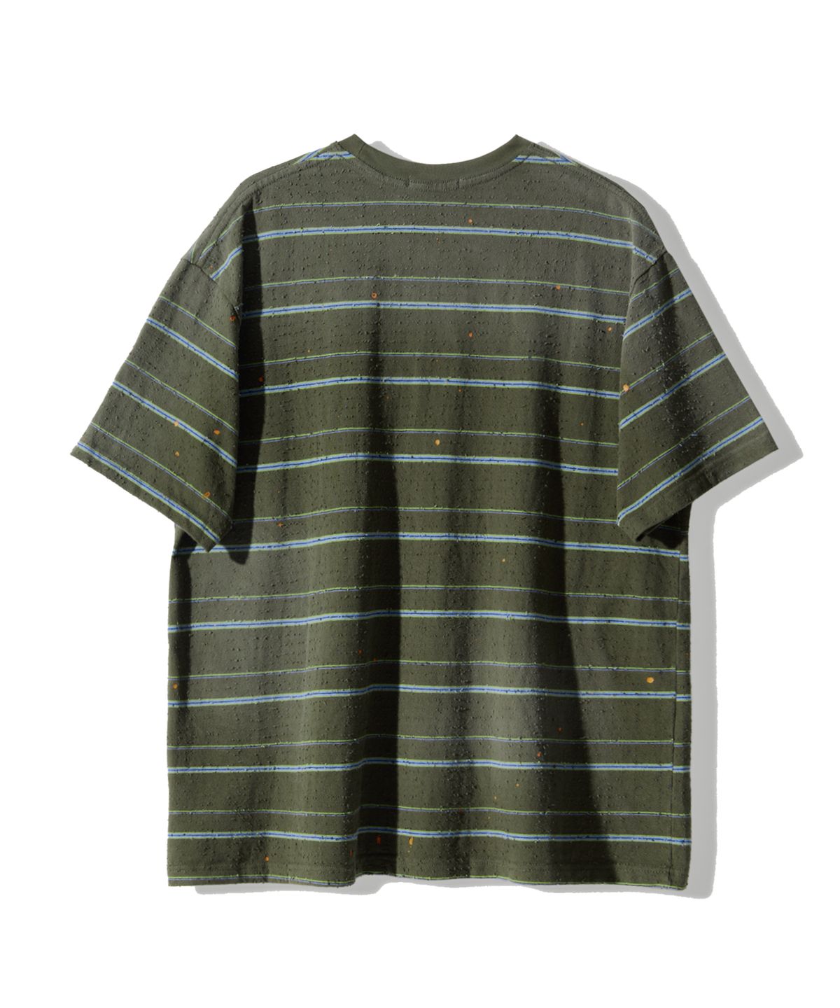 코드(CORD) 아티팩트 데미지드 스트라이프 T_OLIVE