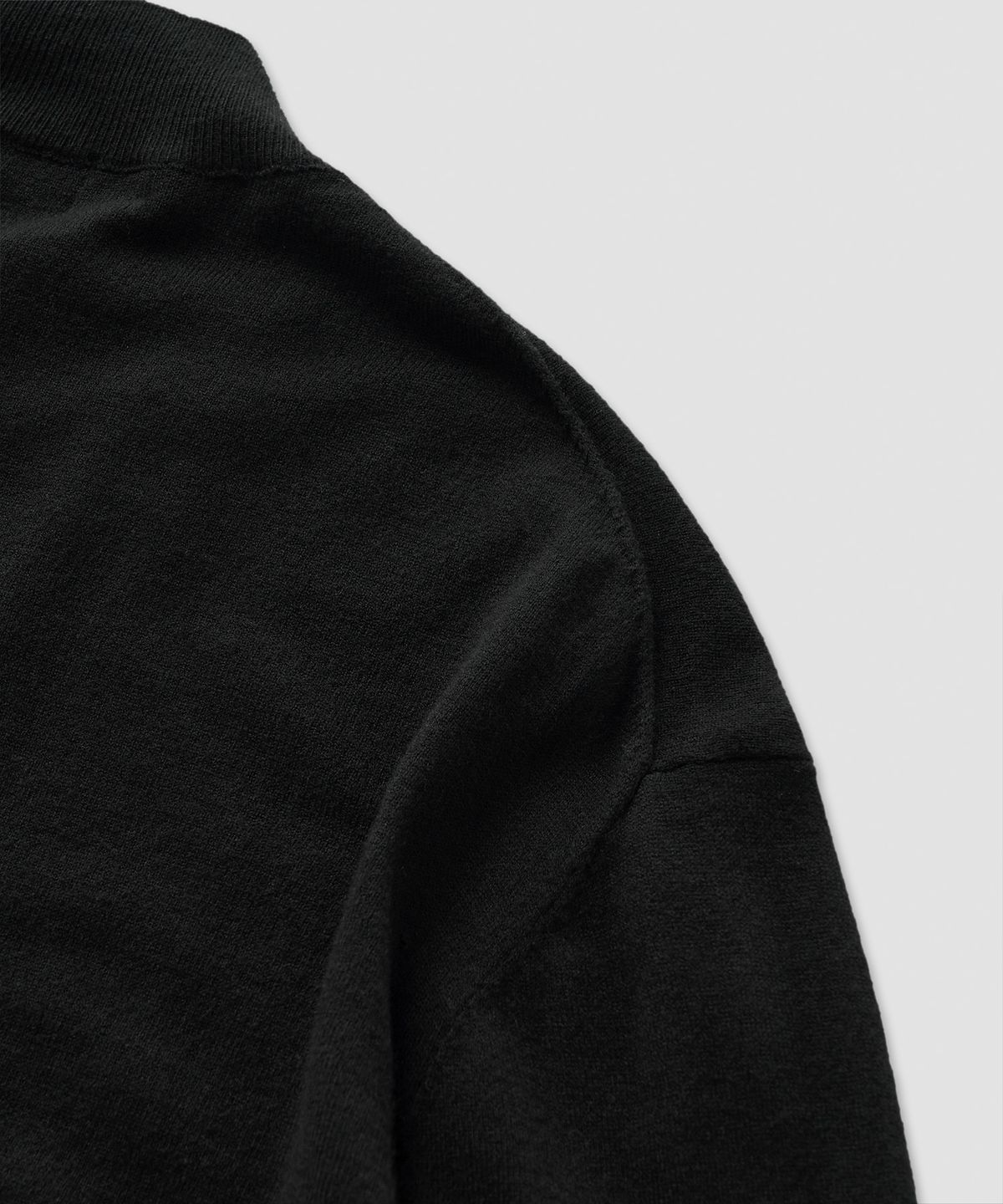 필프(PEALP) Basic Mock Neck Knit 19(Black)