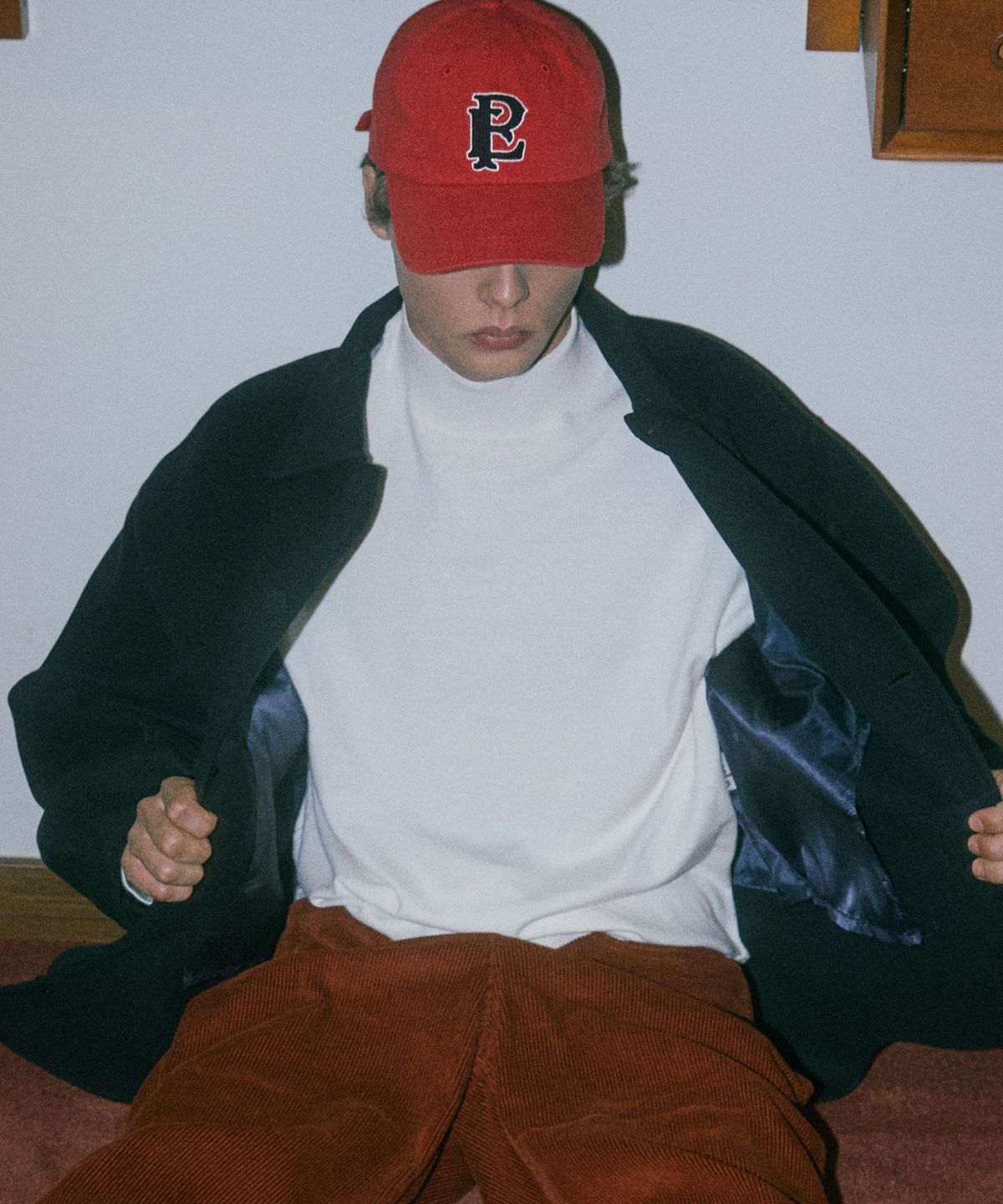 필프(PEALP) Basic Mock Neck Knit 19(Off White)