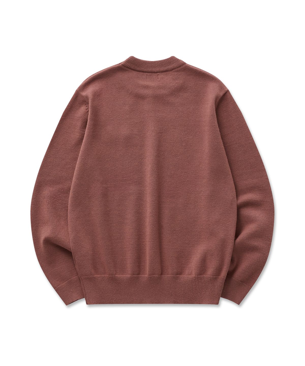 필프(PEALP) Hand-Embroidered Logo Knit Sweater 20(Deep Pink)