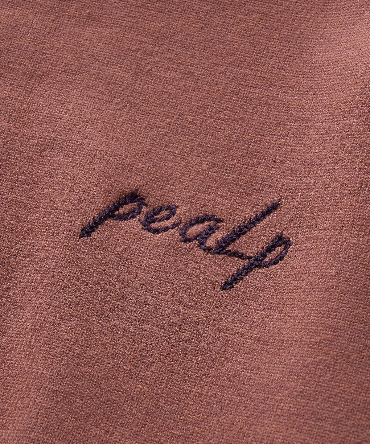 필프(PEALP) Hand-Embroidered Logo Knit Sweater 20(Deep Pink)