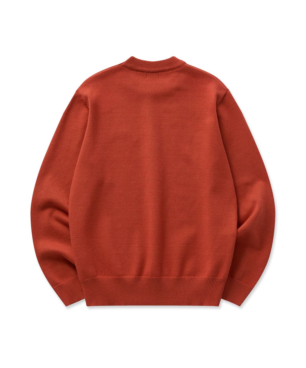 필프(PEALP) Hand-Embroidered Logo Knit Sweater 20(Orange)