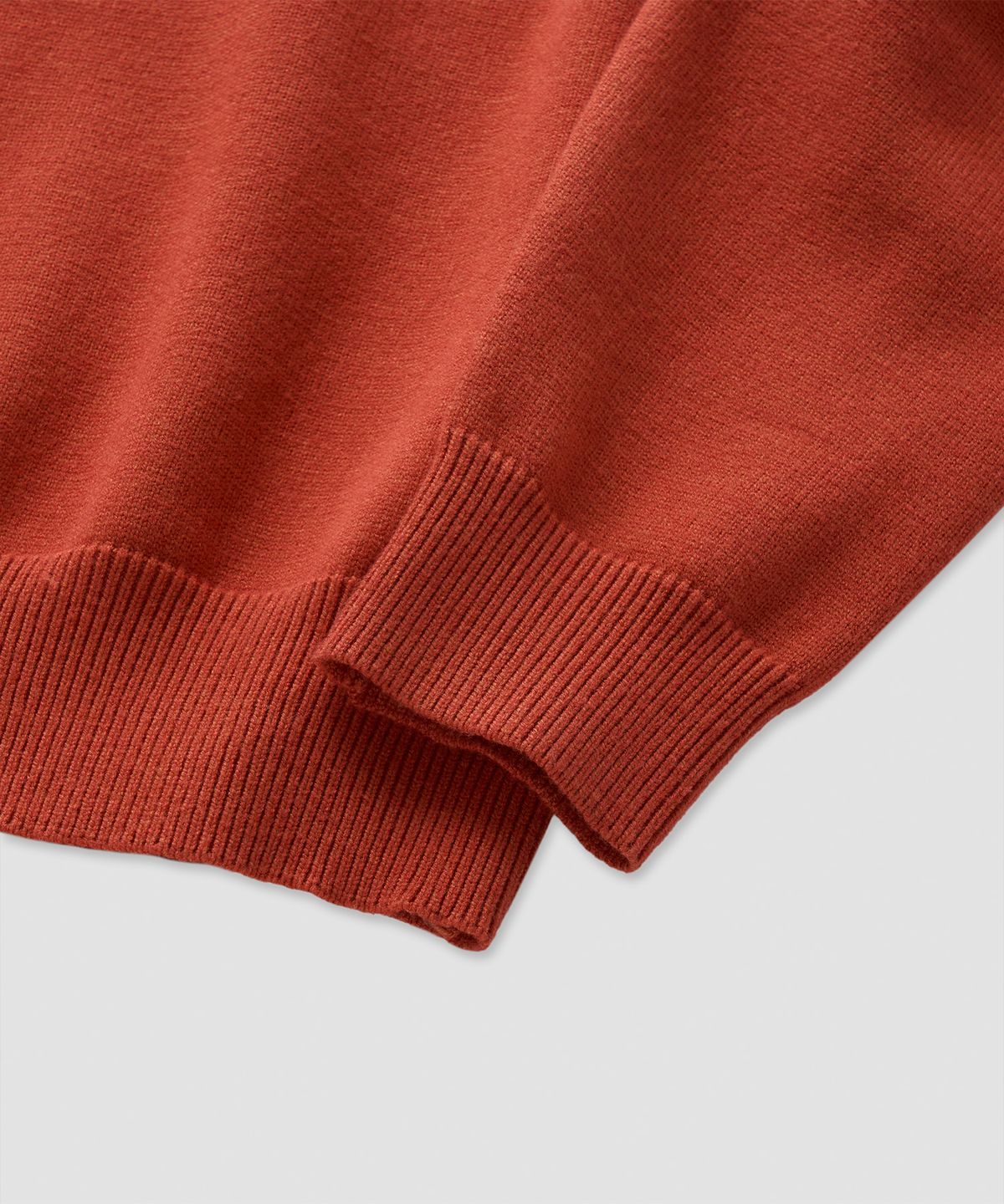 필프(PEALP) Hand-Embroidered Logo Knit Sweater 20(Orange)
