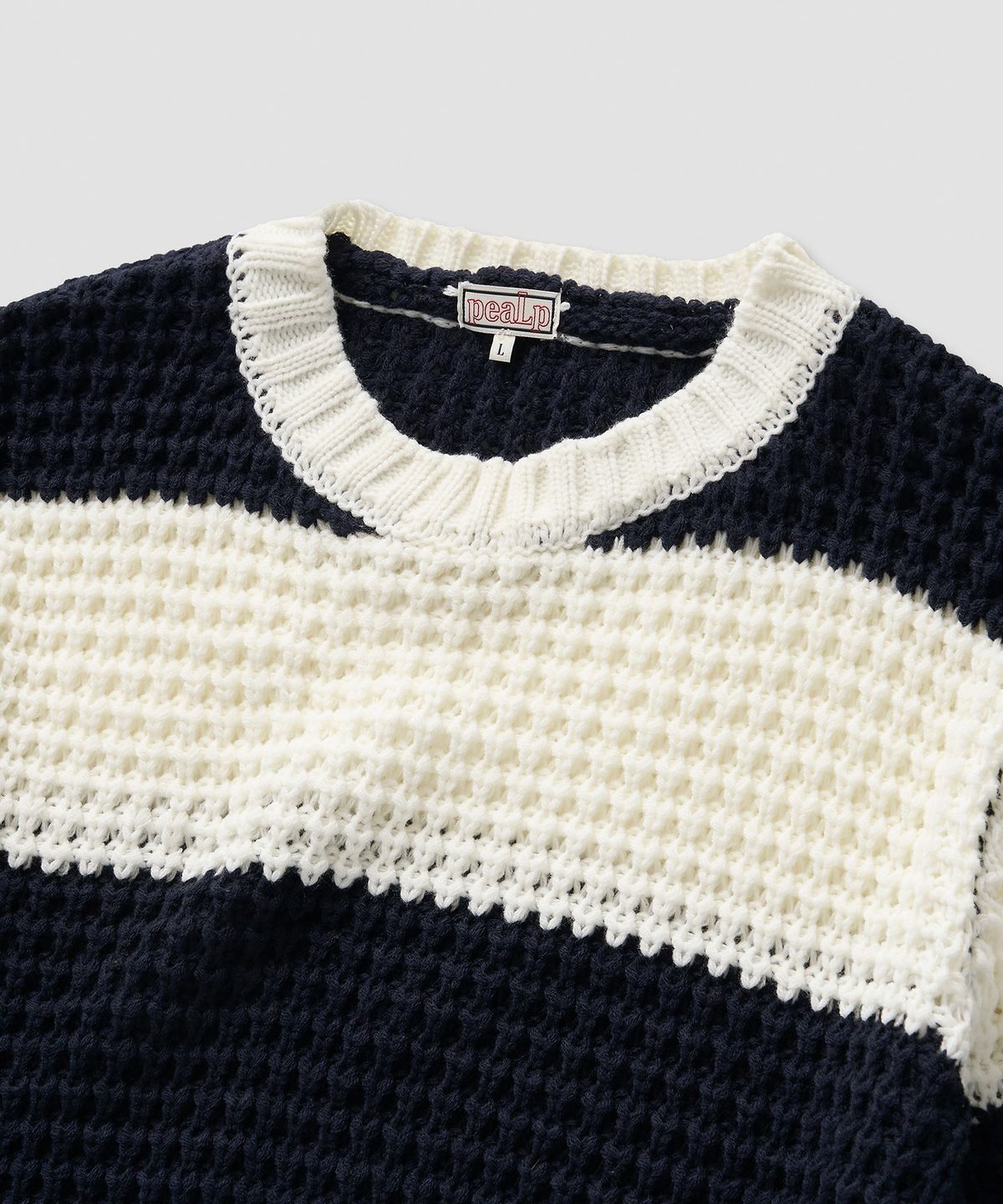 필프(PEALP) Striped Loop Knit 21(Navy)