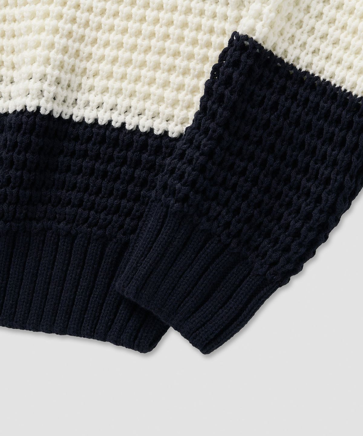 필프(PEALP) Striped Loop Knit 21(Navy)