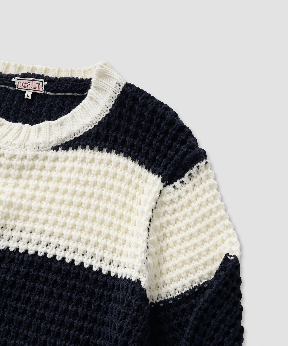 필프(PEALP) Striped Loop Knit 21(Navy)
