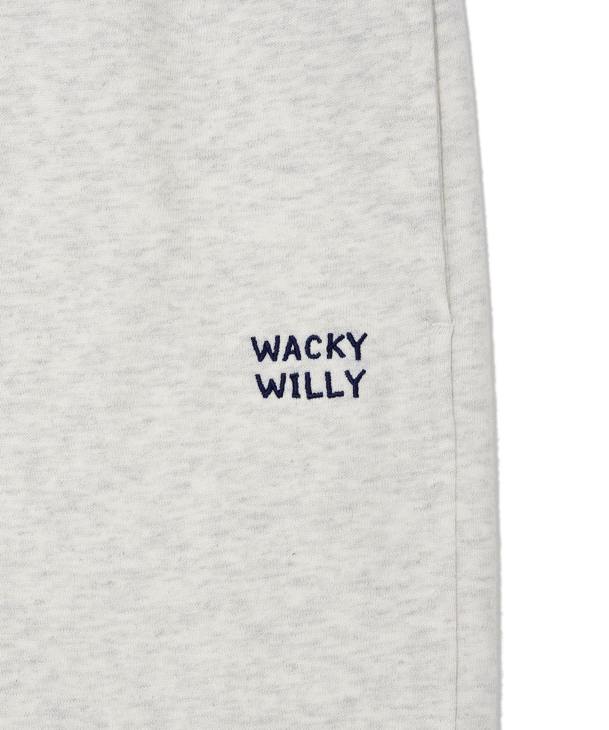 와키윌리(WACKY WILLY) 우먼스 세미와이드 스웻팬츠 오트밀
