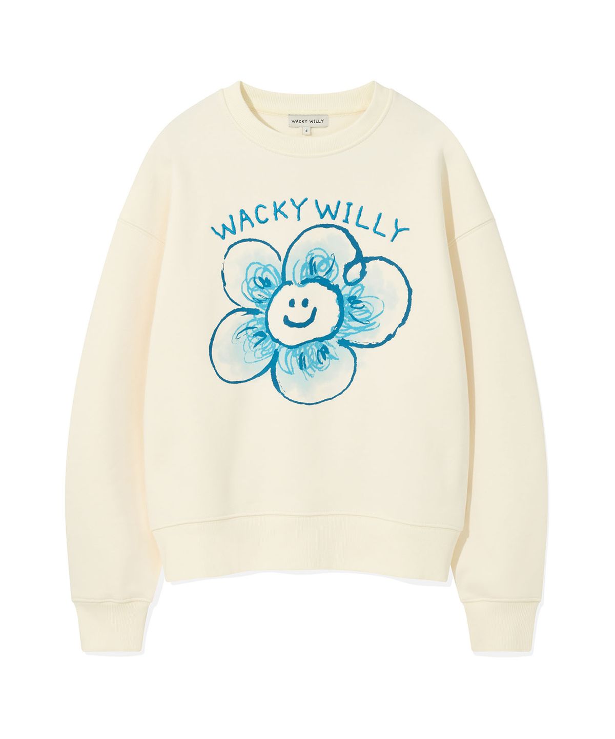 와키윌리(WACKY WILLY) [25FW] 우먼스 빅릴리 그래픽 맨투맨 크림