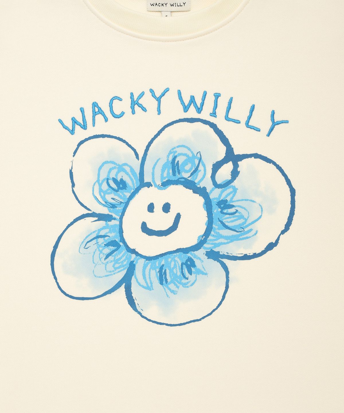 와키윌리(WACKY WILLY) [25FW] 우먼스 빅릴리 그래픽 맨투맨 크림