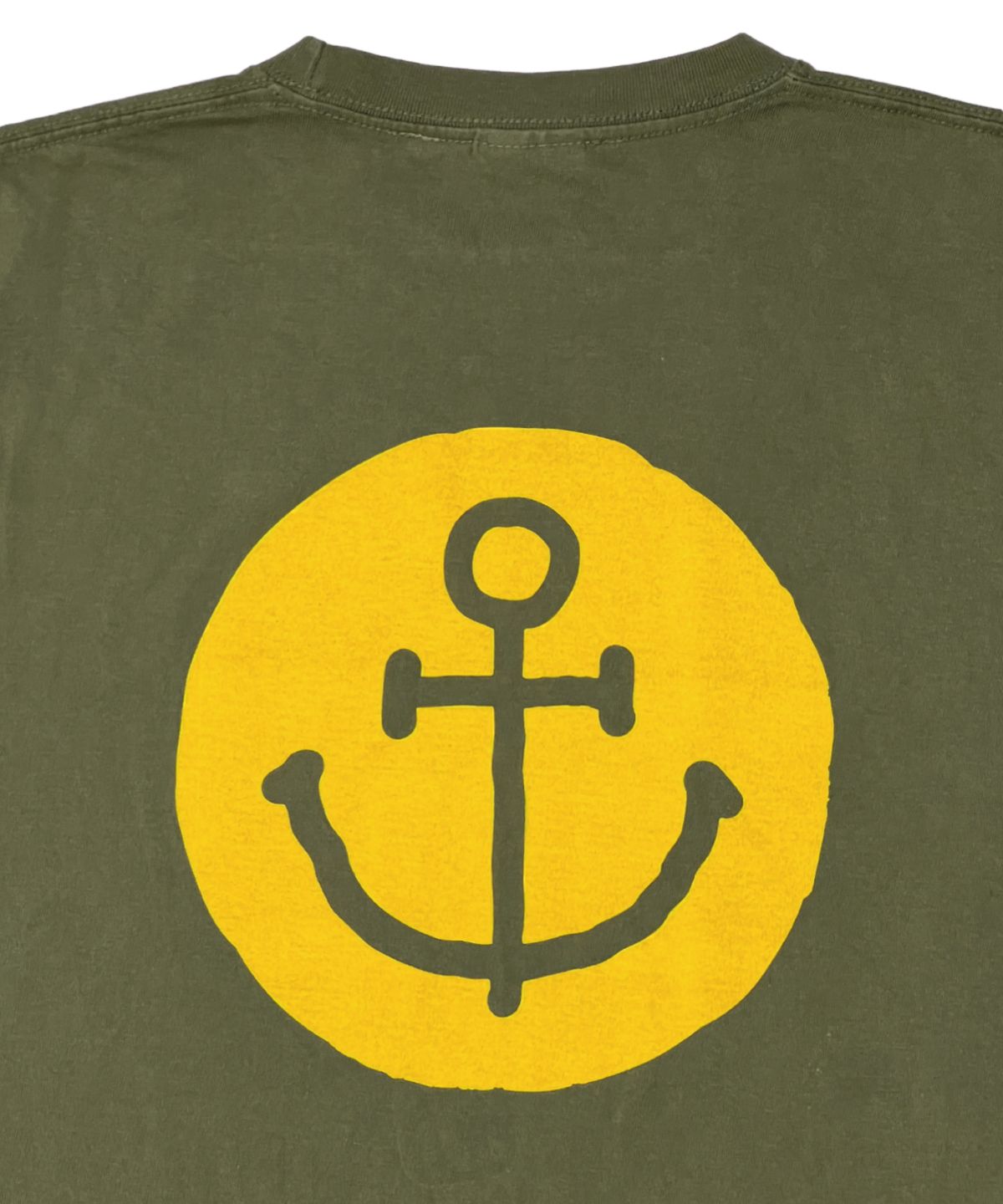 판타지나 어드벤처(PANTASINA ADVENTURE) SMILEY ANCHOR T-SHIRT [OLIVE]