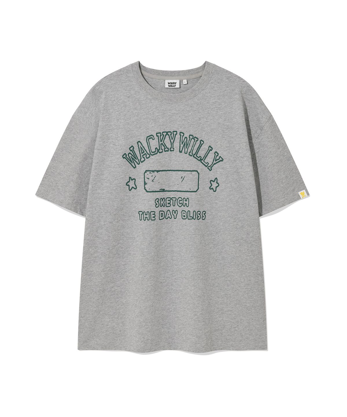 와키윌리(WACKY WILLY) 아카이브 크루넥 반팔 티셔츠 (2 colors)