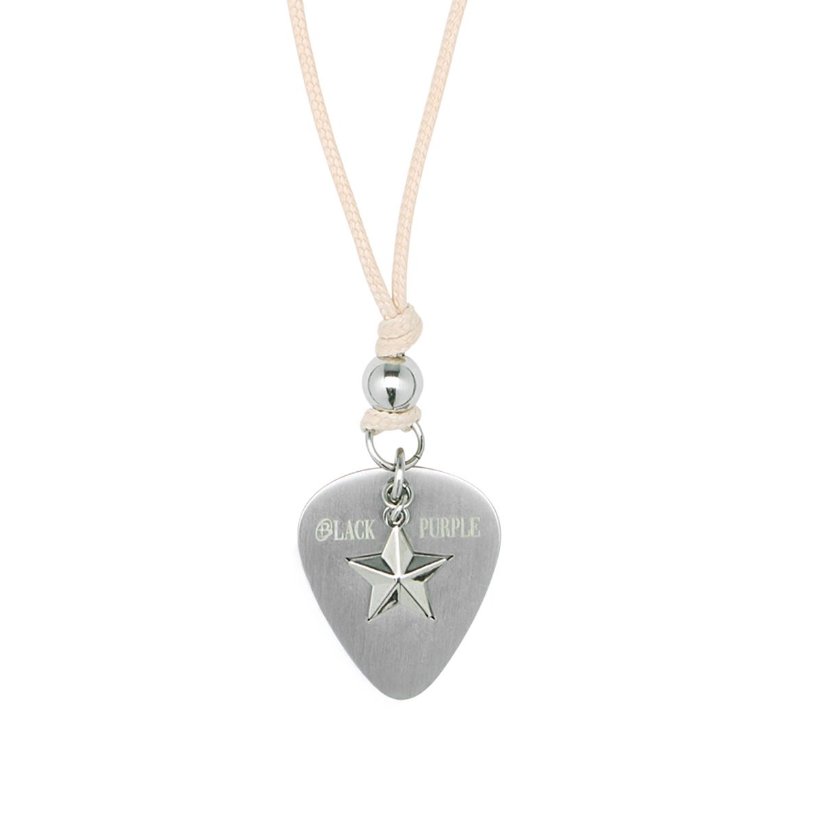 블랙 퍼플(BLACK PURPLE) 히치 피크 스타 목걸이 Hitch Pick Star Necklace_IVORY